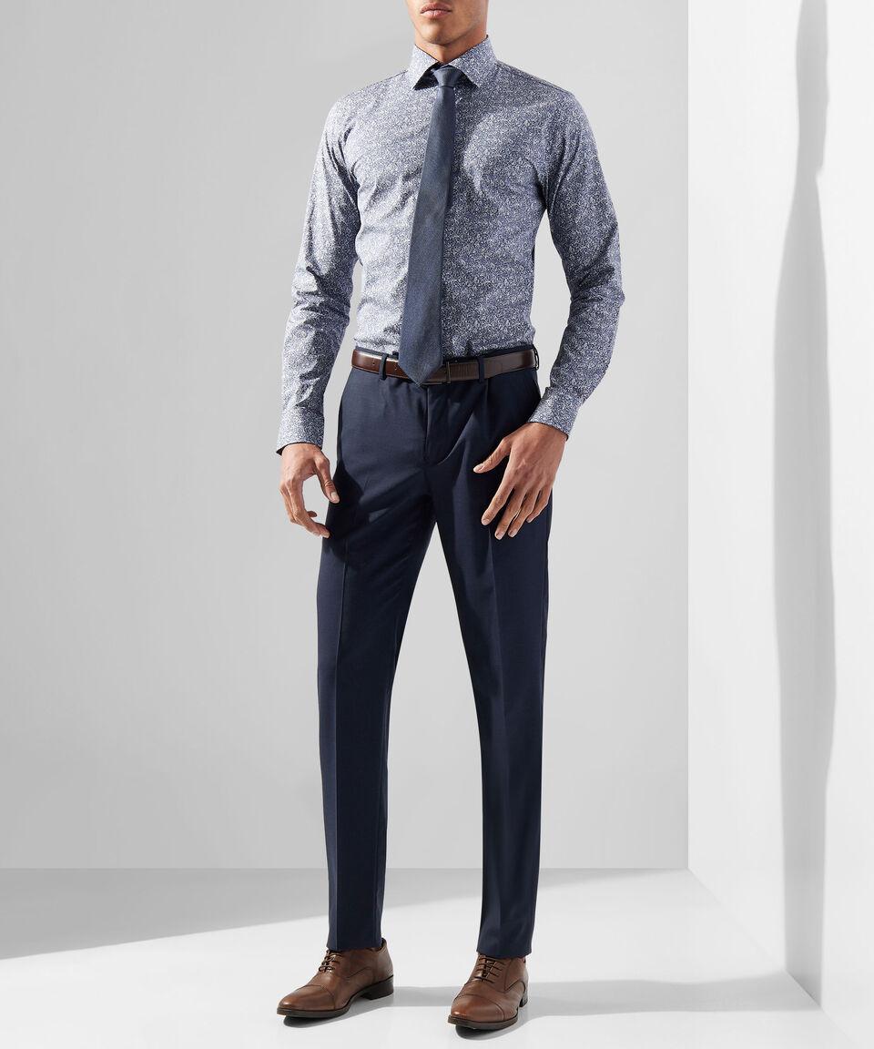 Nautica Camisa Estampada Manga Larga Hombre