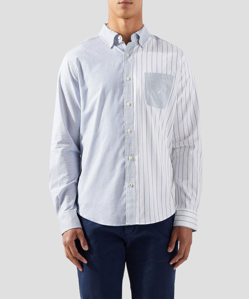 Nautica Camisa rayas manga larga Hombre