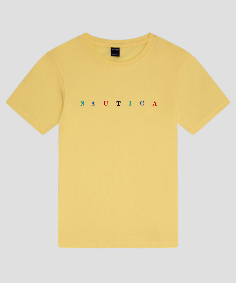 Nautica Playera Cuello Redondo Estampada Niño