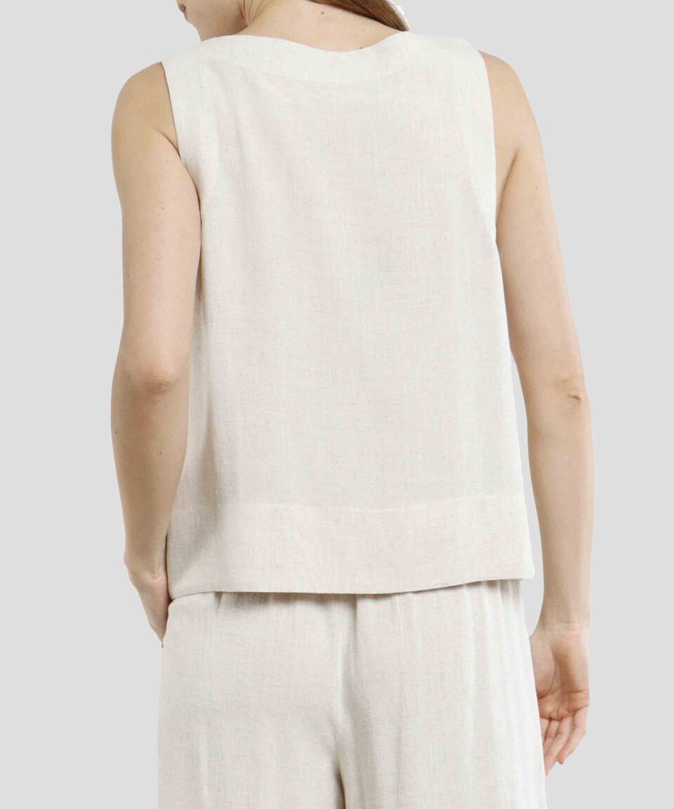 Octavia Blusa Sin Mangas Mujer