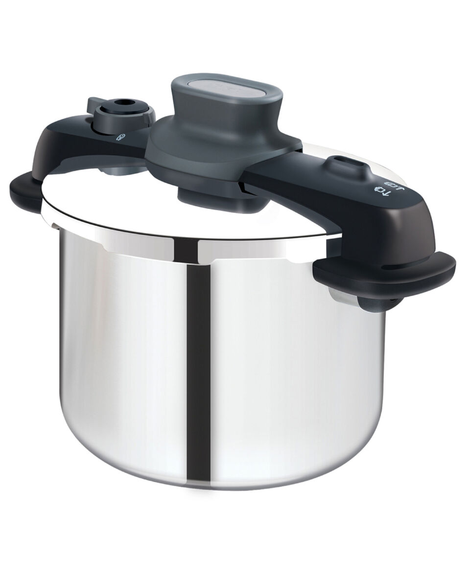 T-fal Olla De Presión En Acero Inoxidable Compact Easy 4L