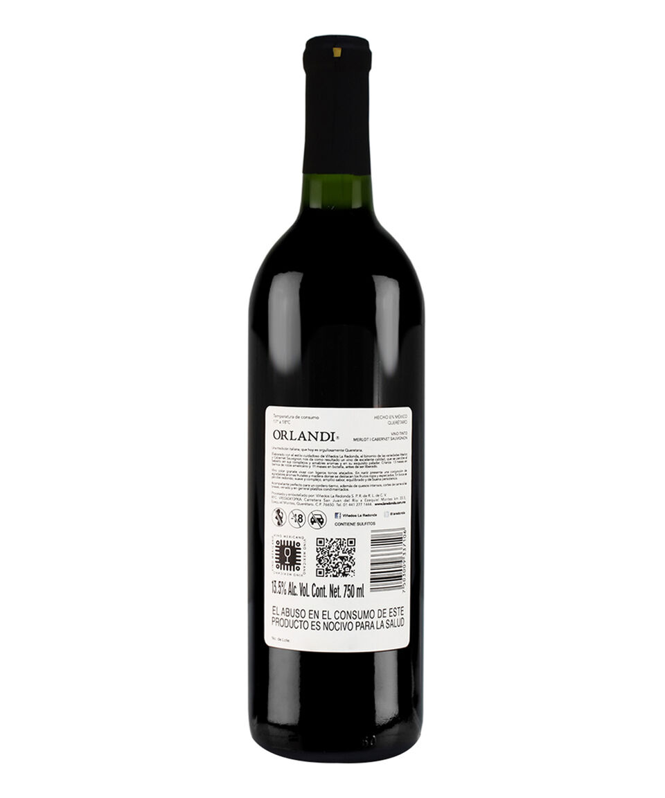 Orlandi Vino Merlot 750 Ml