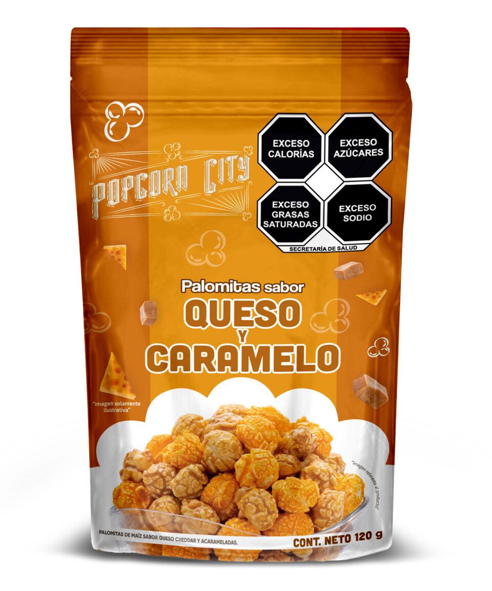 Popcorn City Palomitas sabor queso y caramelo 120 gr