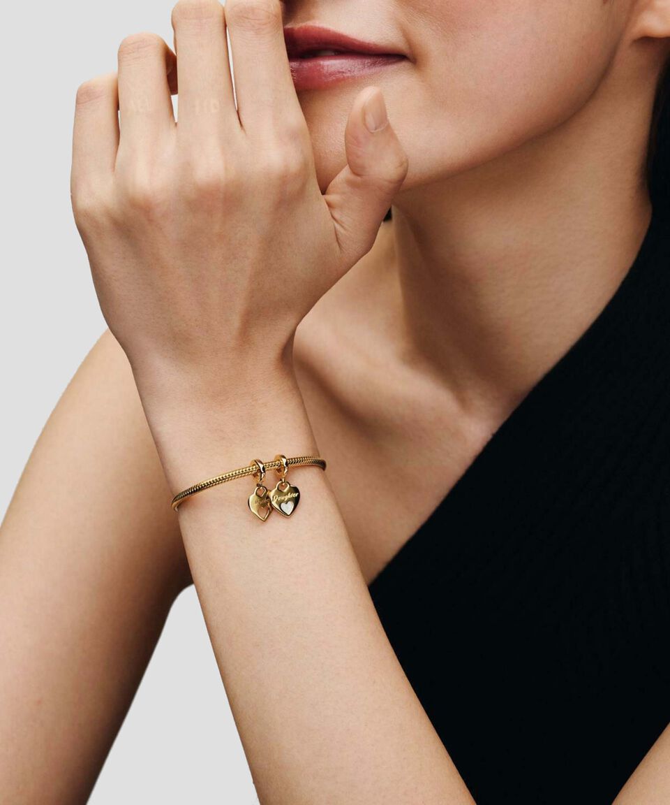 Pandora Charm Divisible Corazón Doble Mujer