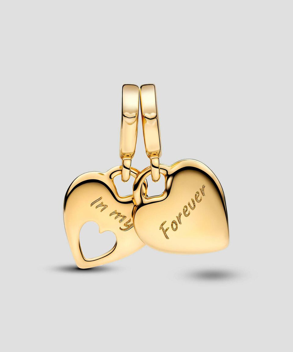 Pandora Charm Divisible Corazón Doble Mujer