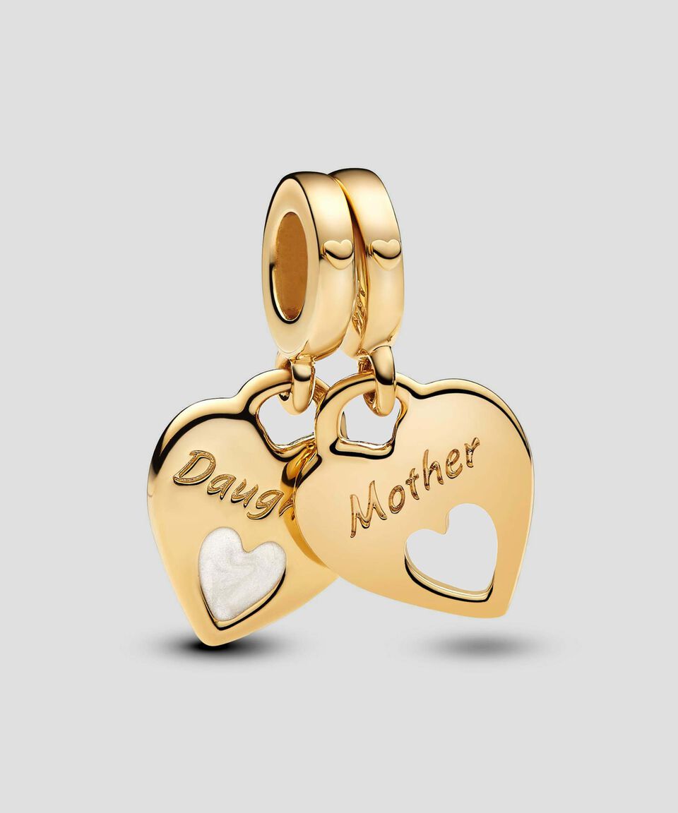 Pandora Charm Divisible Corazón Doble Mujer