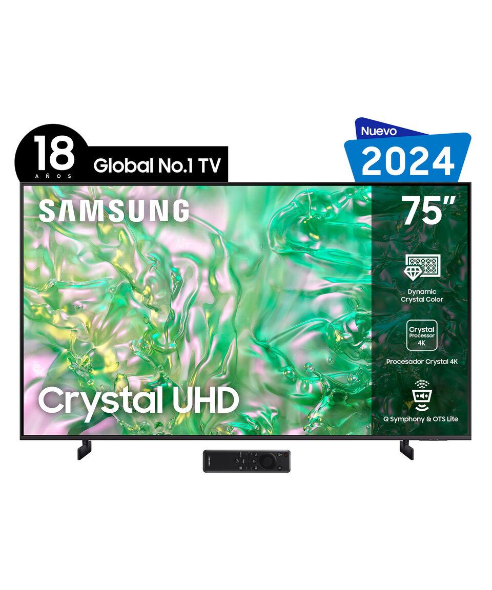 Samsung Pantalla 75 Pulgadas Plana Crystal UHD 4K Tizen DU8000 UN75DU8000FXZX