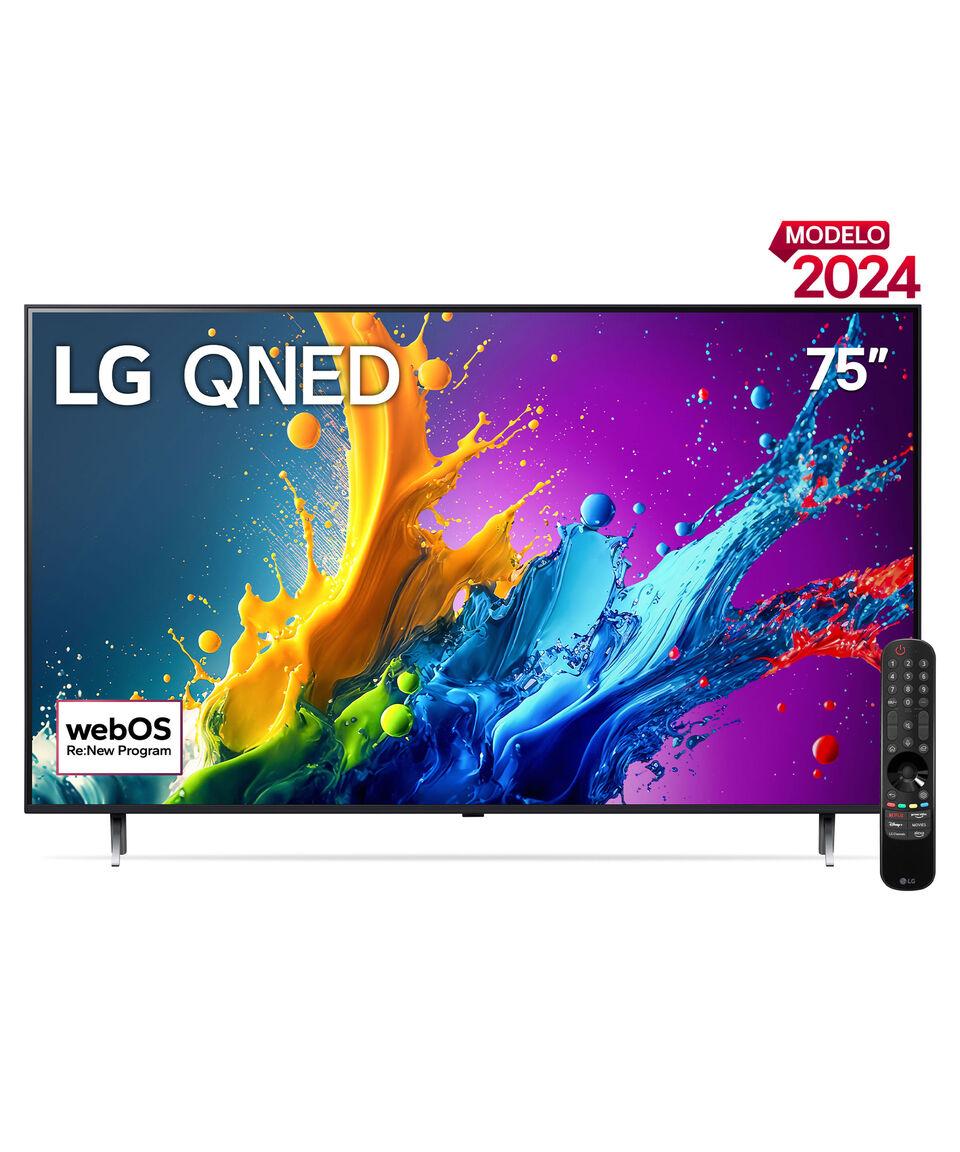 Lg Pantalla 75 pulgadas Plana QNED 4K webOS 2024 75QNED80TS