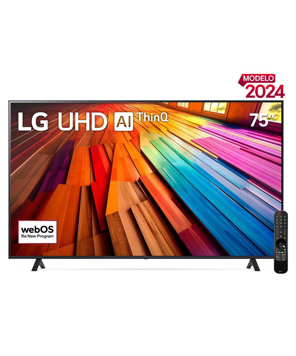 Lg Pantalla 75 Pulgadas Plana UHD 4K WebOS AI ThinQ 75UT8050PSB