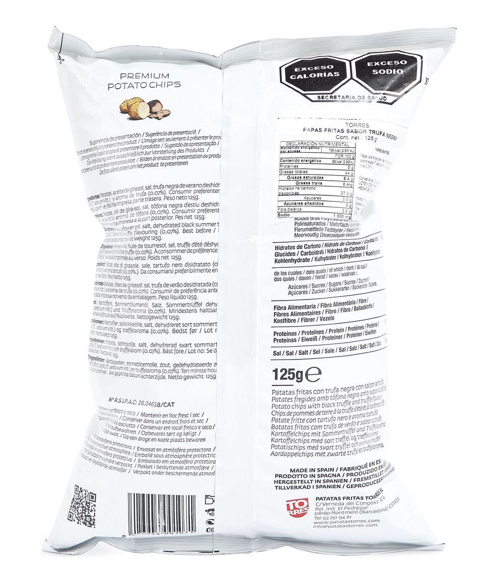 Torres Selecta Papas Torres Sabor Trufa Negra 125 G