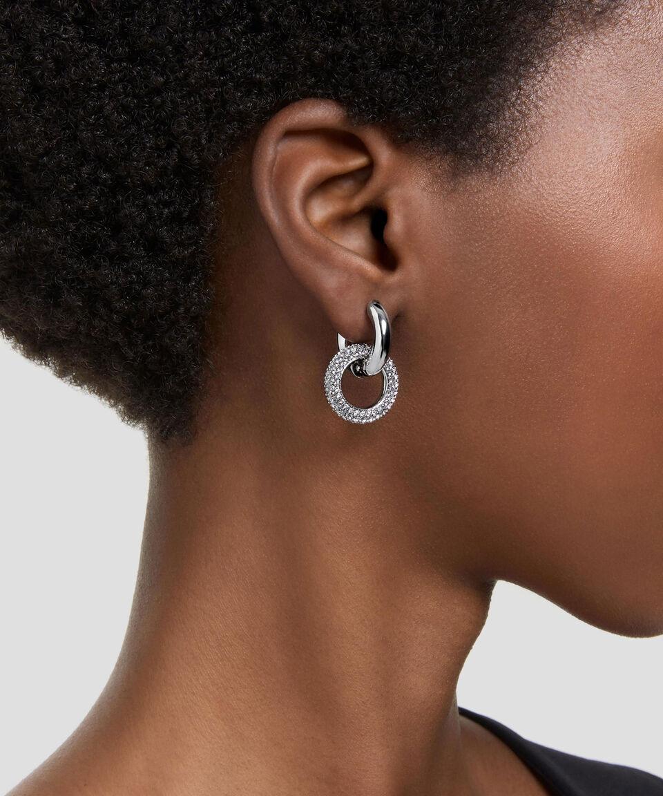 Swarovski Pendientes Con Incrustaciones De Cristal Dextera Mujer