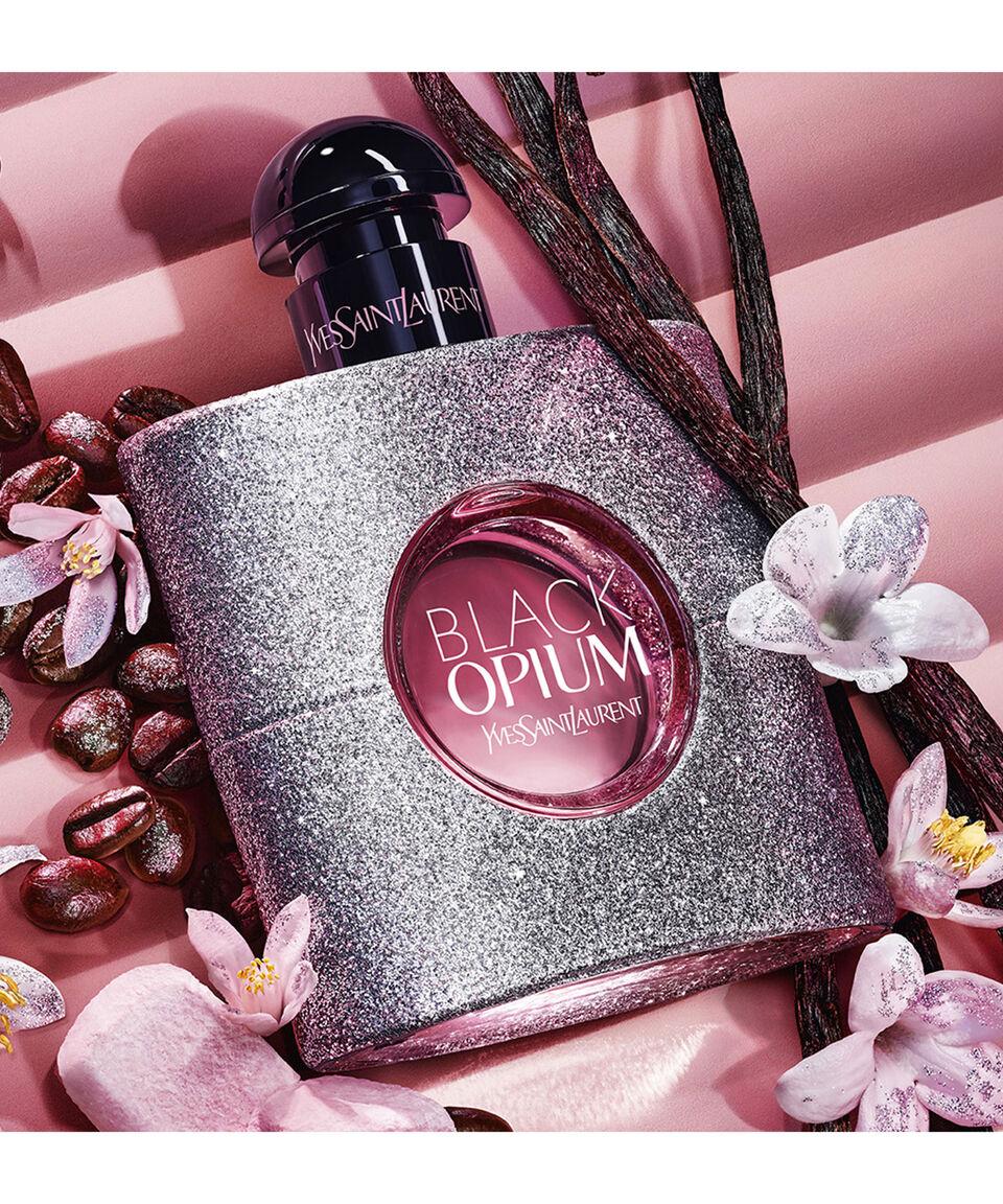 Yves Saint Laurent Perfume Black Opium Glitter Eau De Parfum 90 Ml Para Mujer