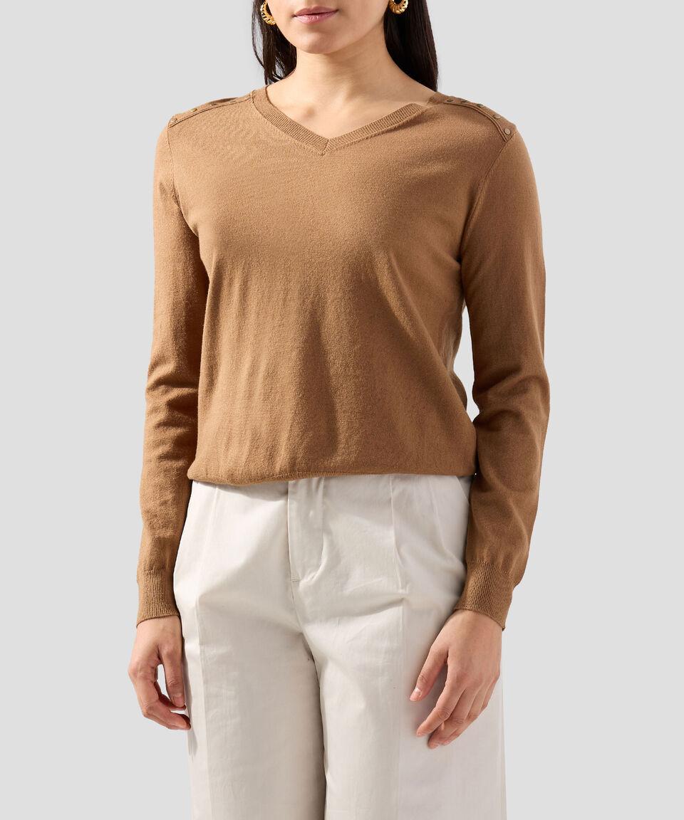 Pertegaz Suéter cuello V Mujer