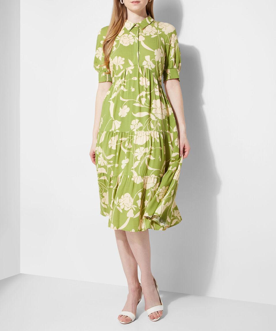 Pertegaz Vestido Largo Estampado Mujer