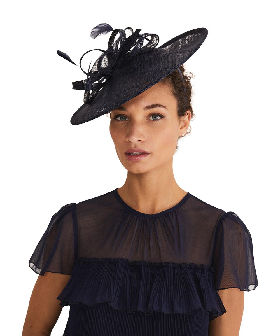 Phase Eight Sombrero Tocado Azul Marino Mujer