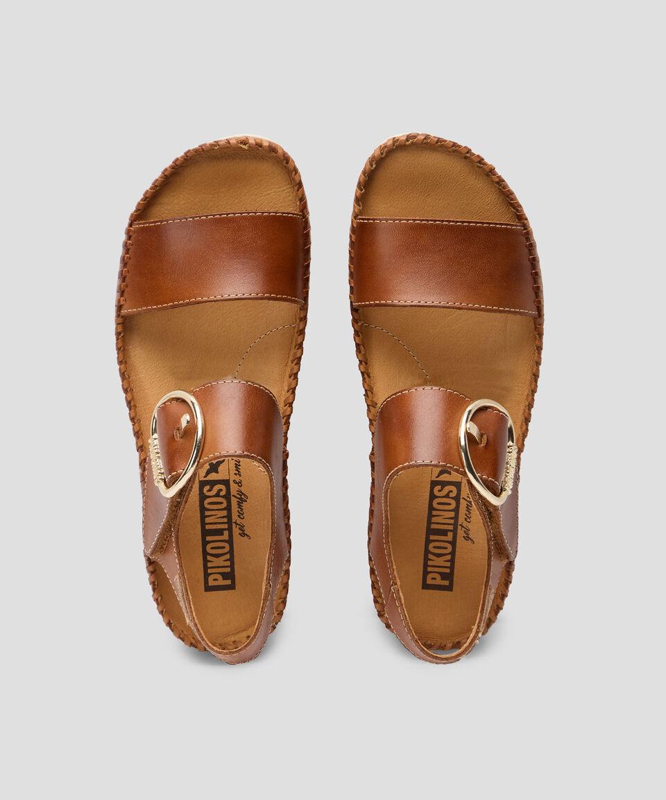 Pikolinos Sandalias Planas En Piel Mujer