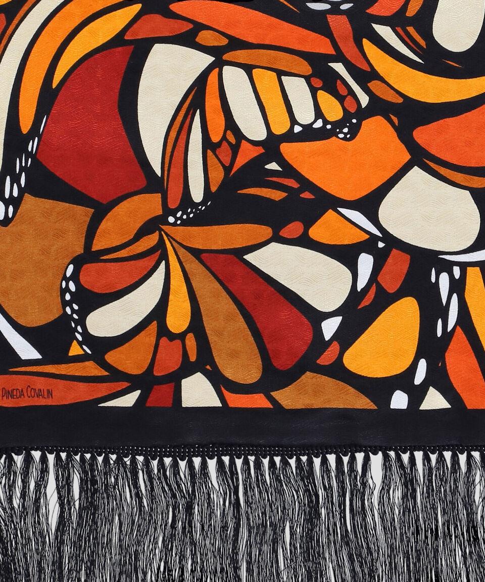 Pineda Covalin Chalina Con Mariposas Mujer