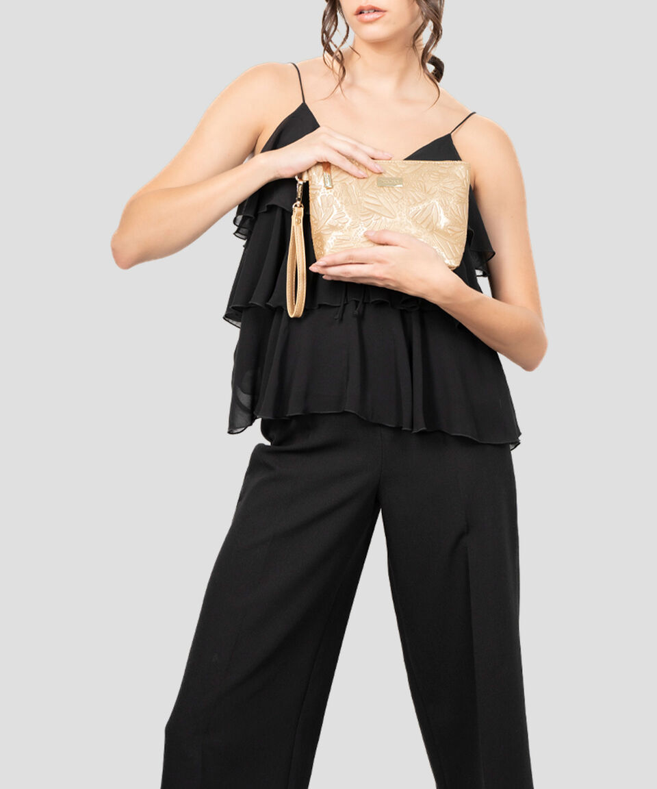 Pineda Covalin Cosmetiquera Mariposa Dorada Mujer