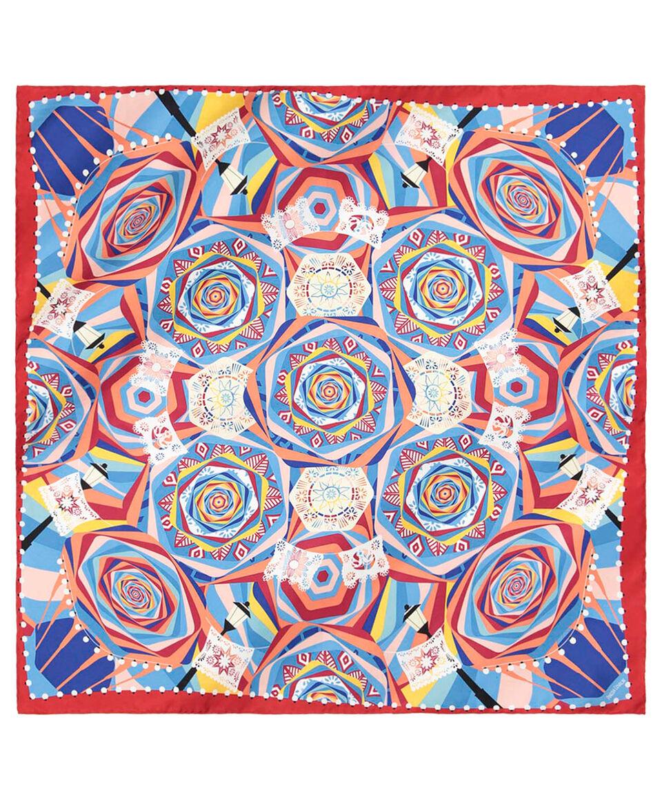 Pineda Covalin Mascada roja con kioscos Mujer