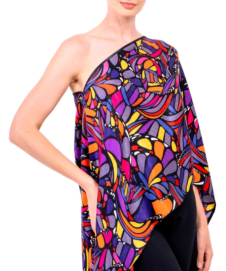 Pineda Covalin Poncho estampado Mujer