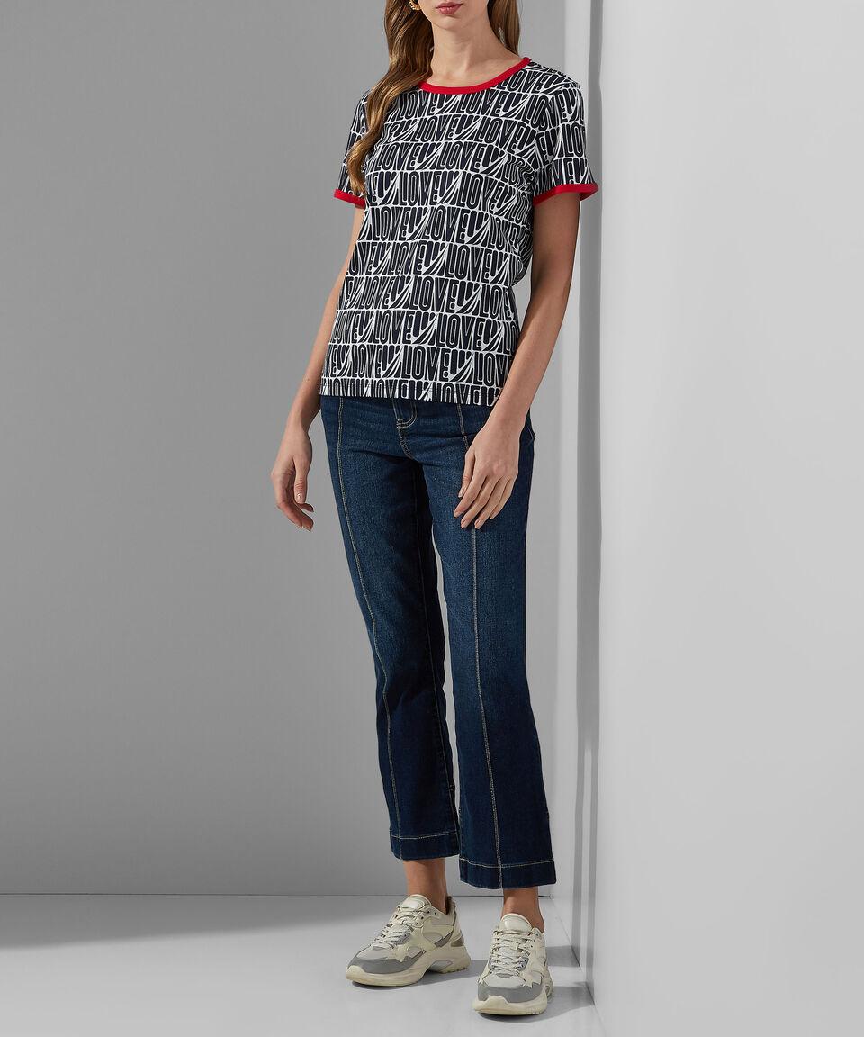 Nautica Playera Cuello Redondo Manga Corta Estampada Mujer