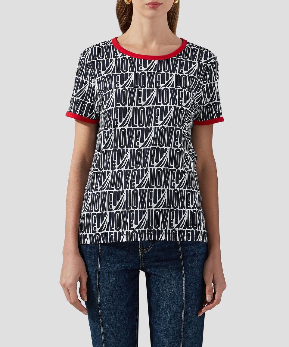 Nautica Playera cuello redondo manga corta estampada Mujer