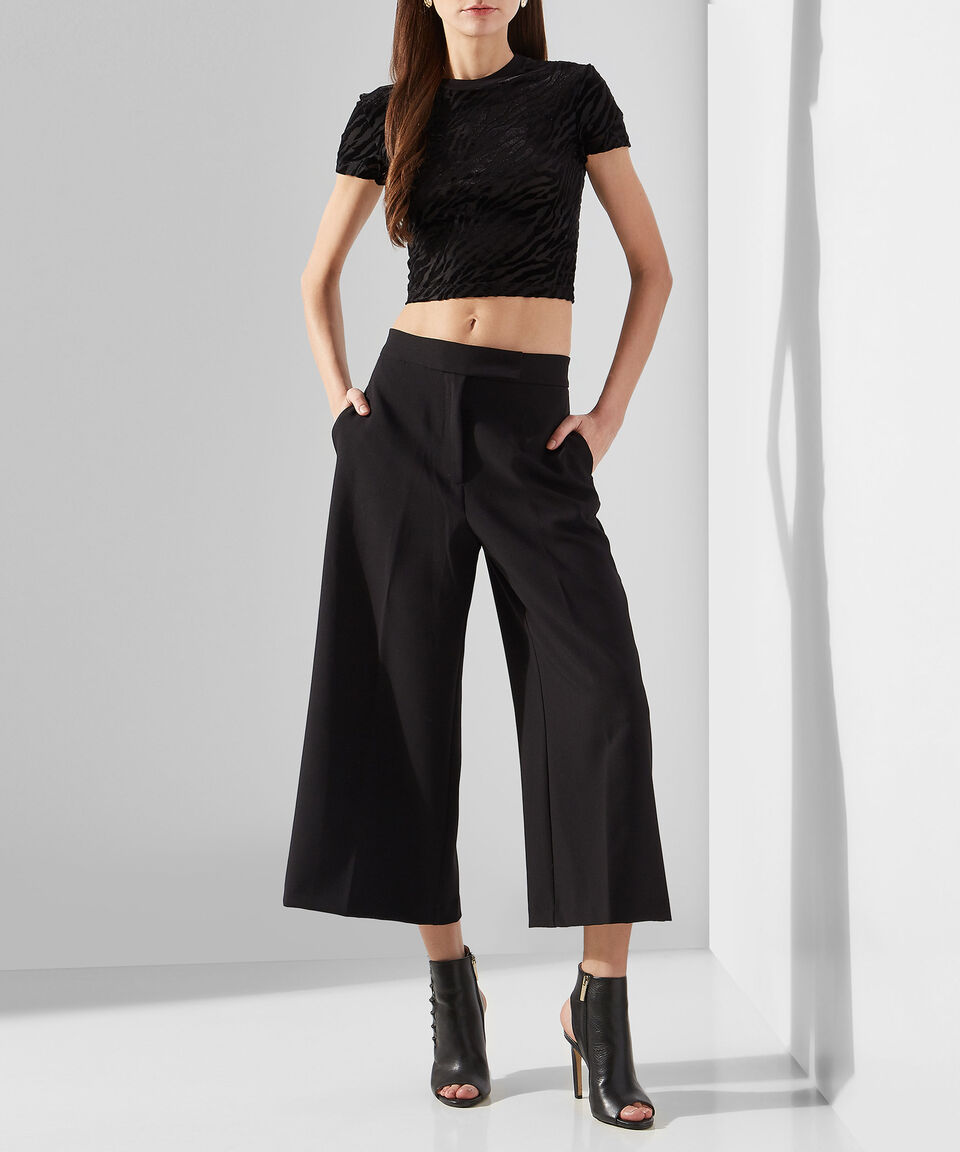 Versace Jeans Couture Playera Cuello Redondo Manga Corta Zebra Mujer