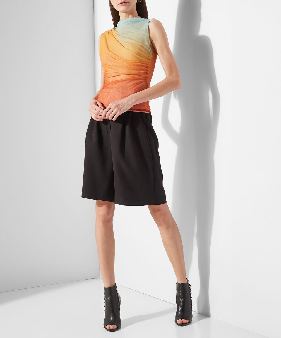 Desigual Playera Cuello Redondo Sin Mangas Degradada Mujer