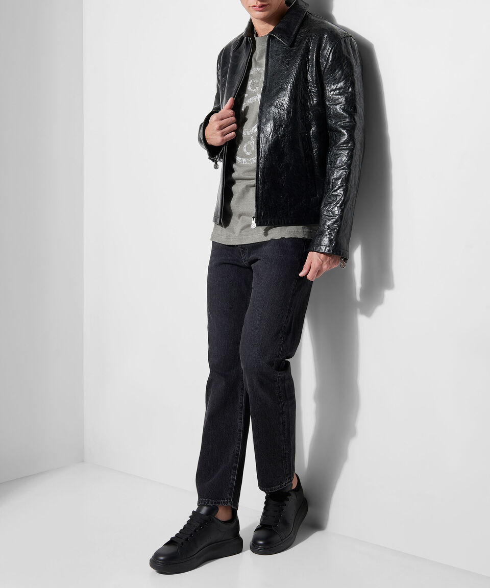 ACNE STUDIOS Playera De Cuello Redondo Con Manga Corta Estampada Hombre