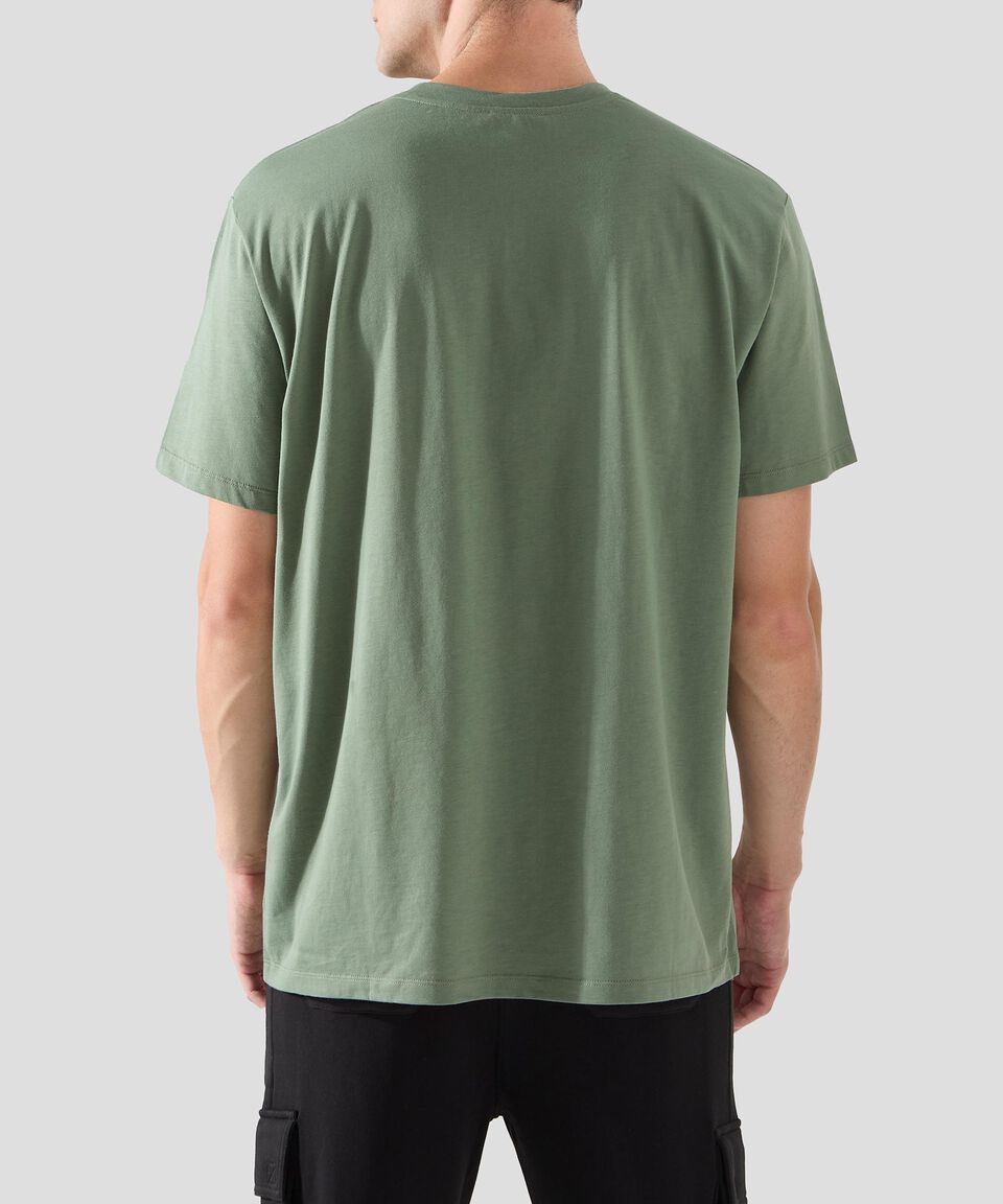 Balmain Playera De Cuello Redondo Con Manga Corta Estampada Hombre