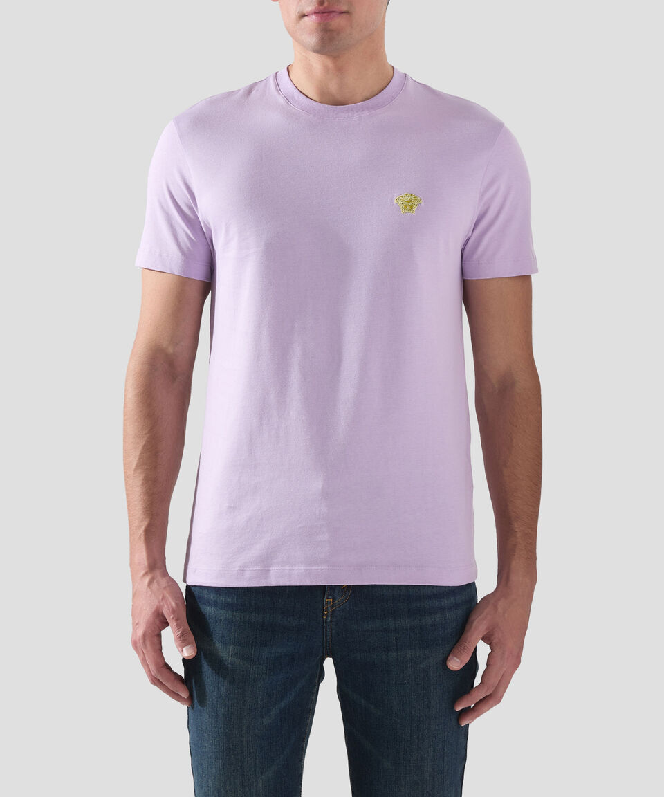 Versace Playera de cuello redondo con manga corta Hombre