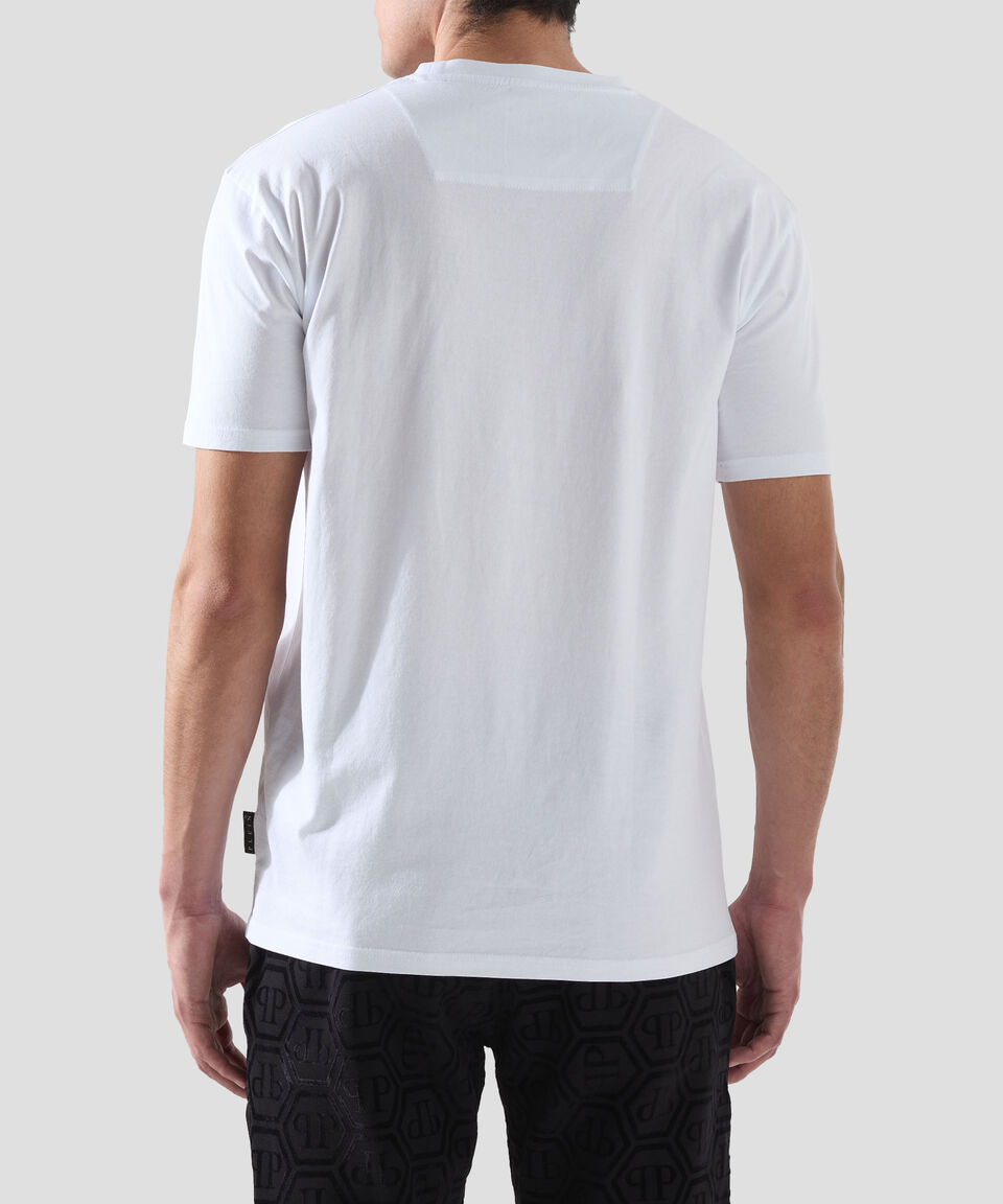 Philipp Plein Playera De Cuello Redondo Con Manga Corta Hombre