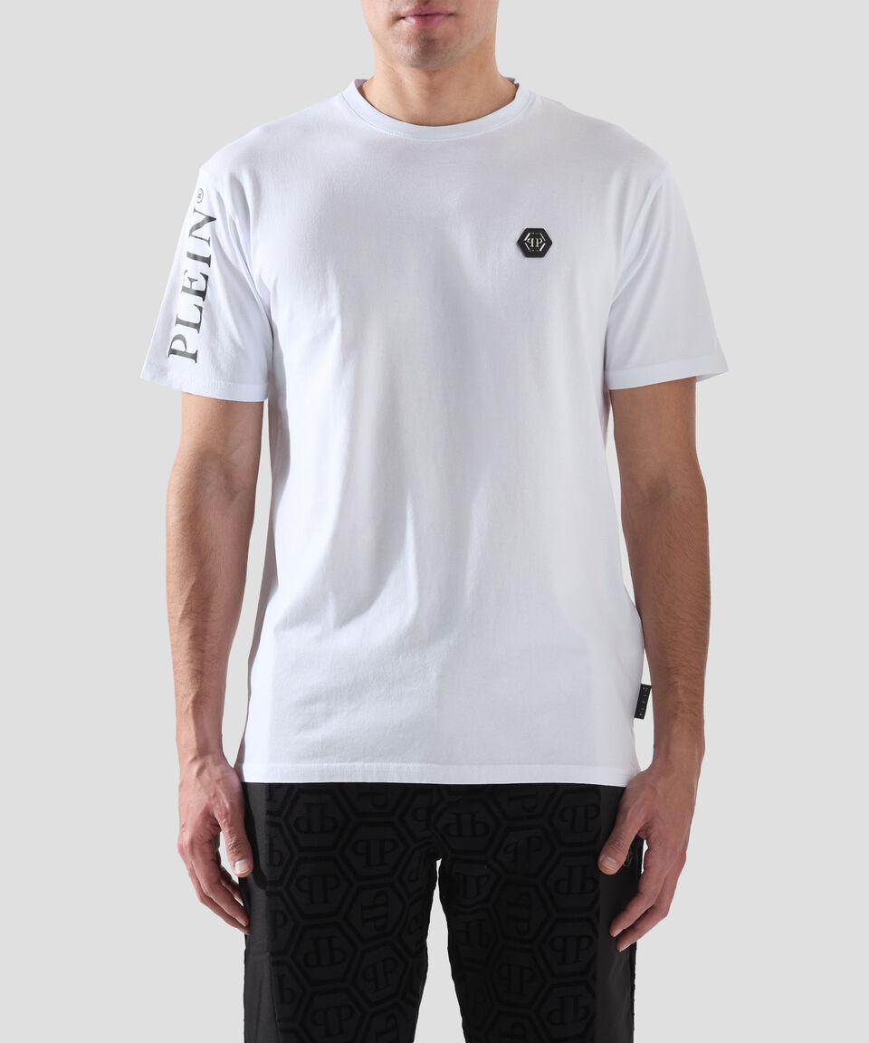 Philipp Plein Playera De Cuello Redondo Con Manga Corta Hombre