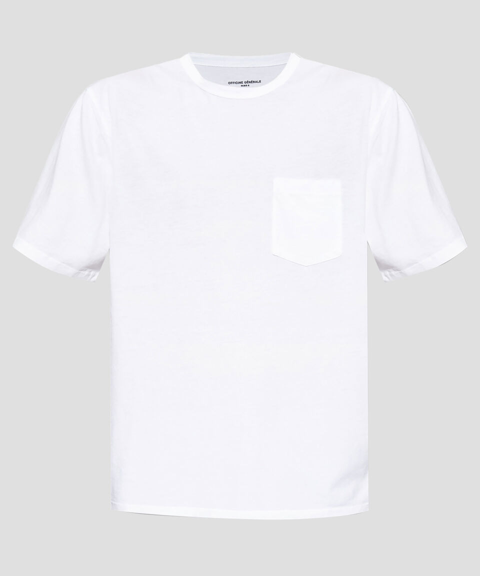 Officine Générale Playera De Cuello Redondo Con Manga Corta Hombre