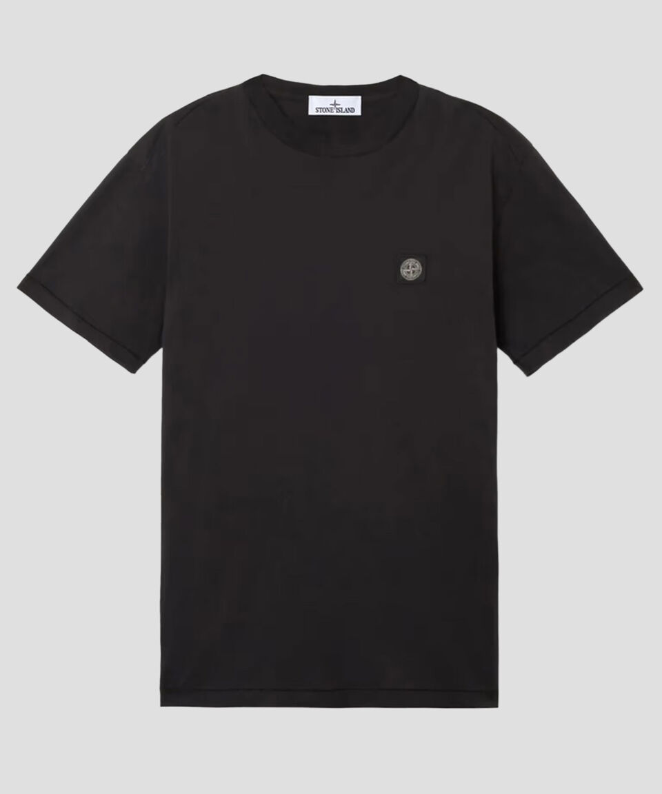 Stone Island Playera De Cuello Redondo Con Manga Corta Hombre