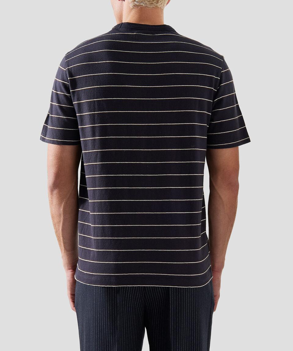 Officine Générale Playera De Cuello Redondo Con Manga Corta Y Rayas Hombre