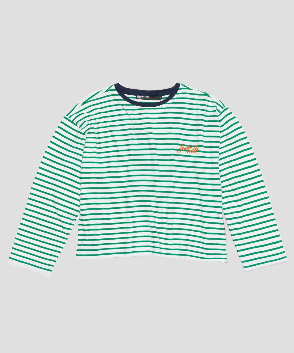 Bimba Y Lola Playera De Cuello Redondo Con Manga Larga Y Rayas Mujer