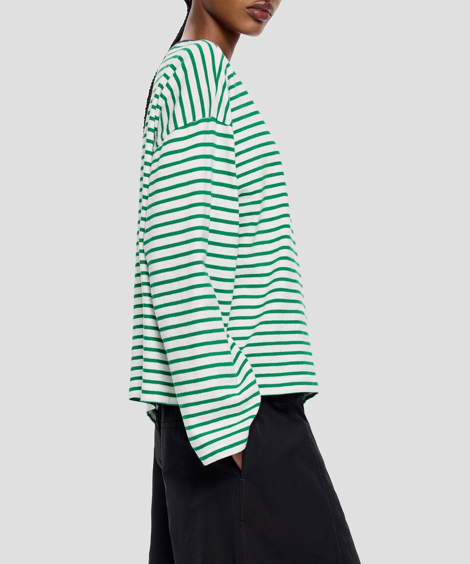 Bimba Y Lola Playera De Cuello Redondo Con Manga Larga Y Rayas Mujer