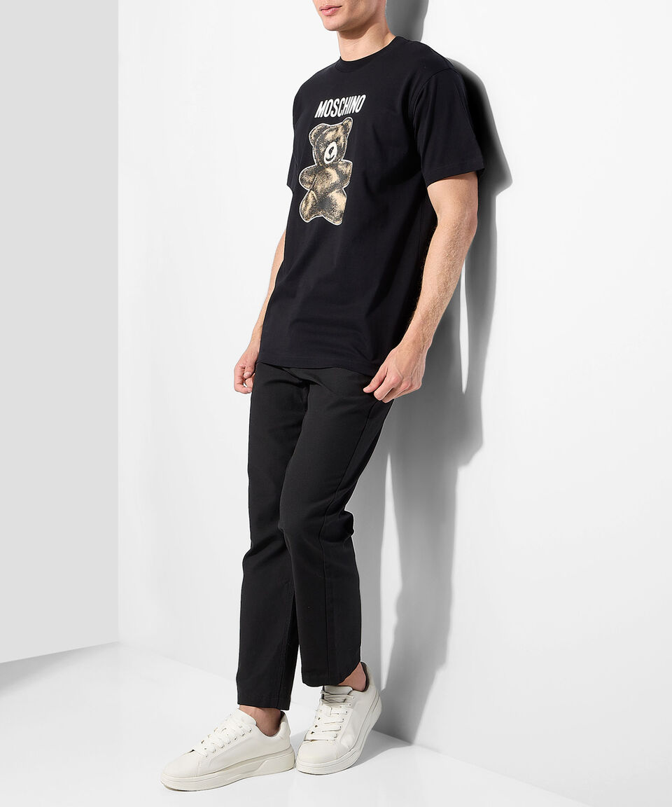 Moschino Playera De Cuello Redondo Y Manga Corta Teddy Bear Hombre