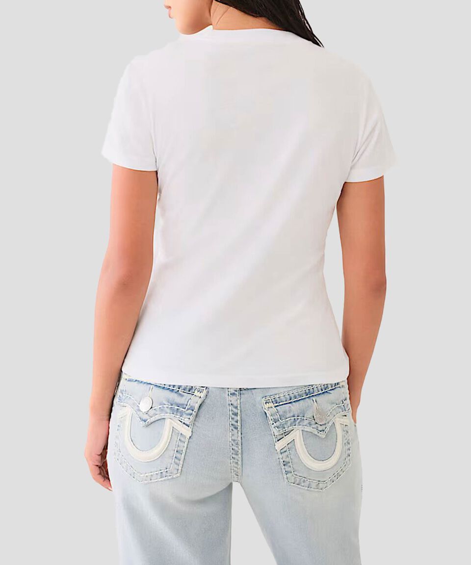 True Religion Playera Estampada De Manga Corta Mujer