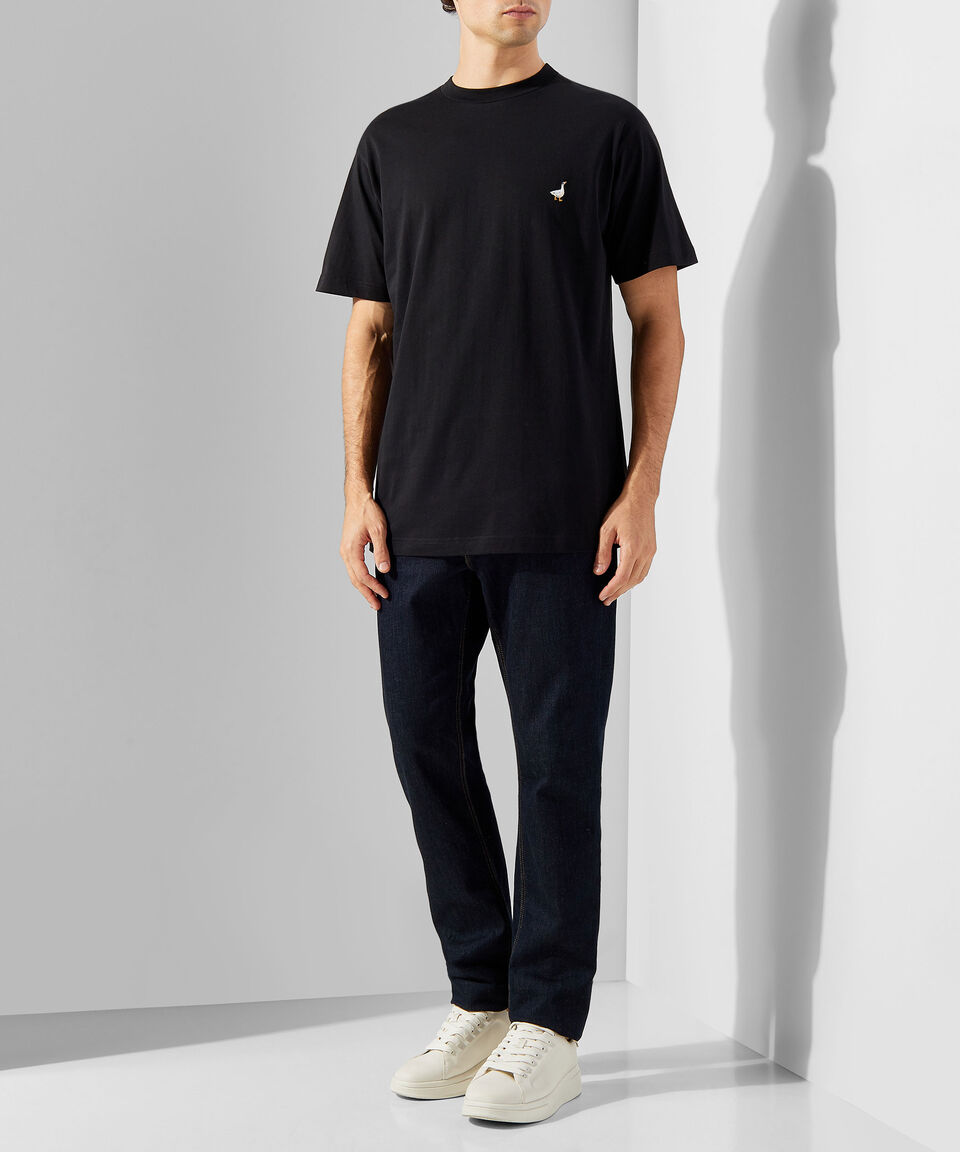 Moschino Playera Goose Symbol De Manga Corta Hombre