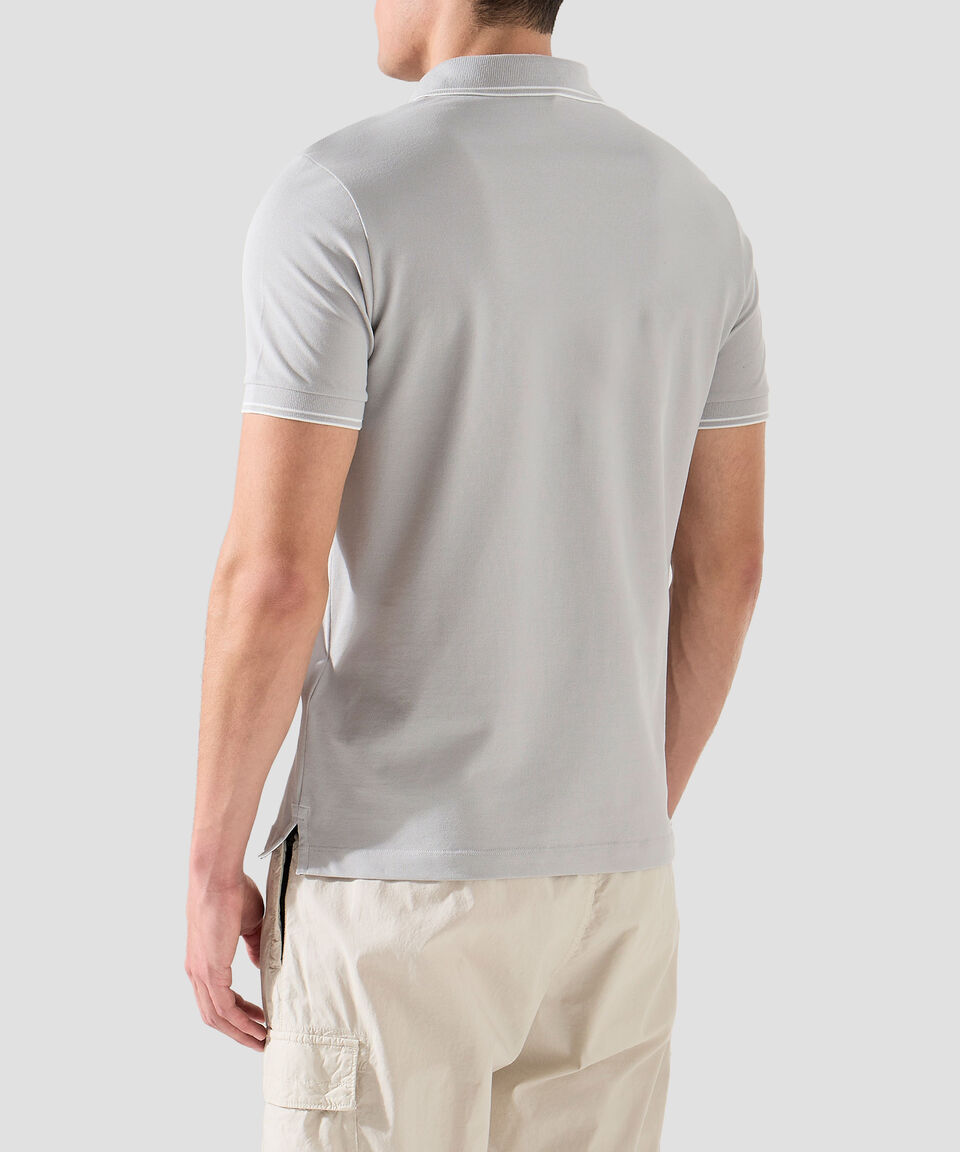 Stone Island Playera Tipo Polo Con Manga Corta Hombre