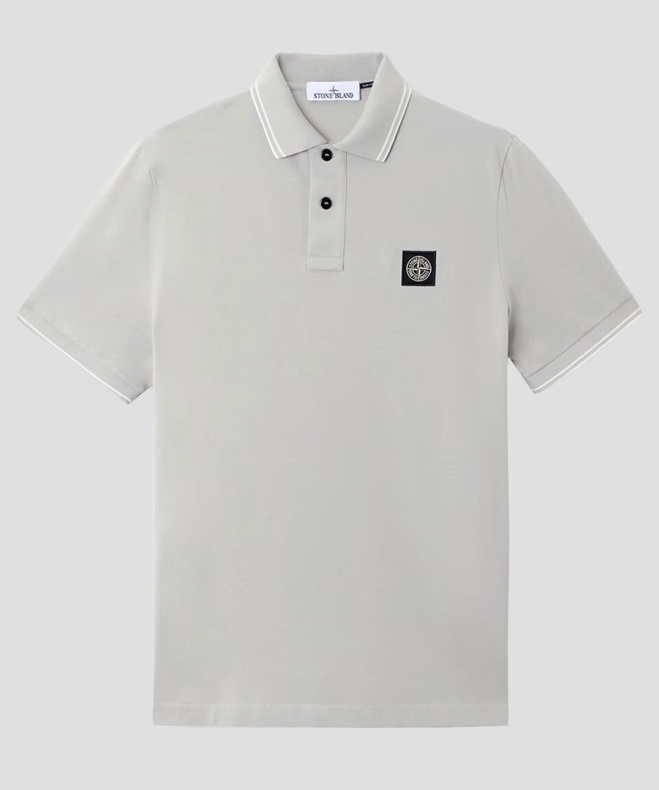 Stone Island Playera Tipo Polo Con Manga Corta Hombre