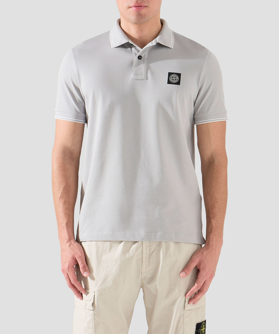Stone Island Playera tipo polo con manga corta Hombre