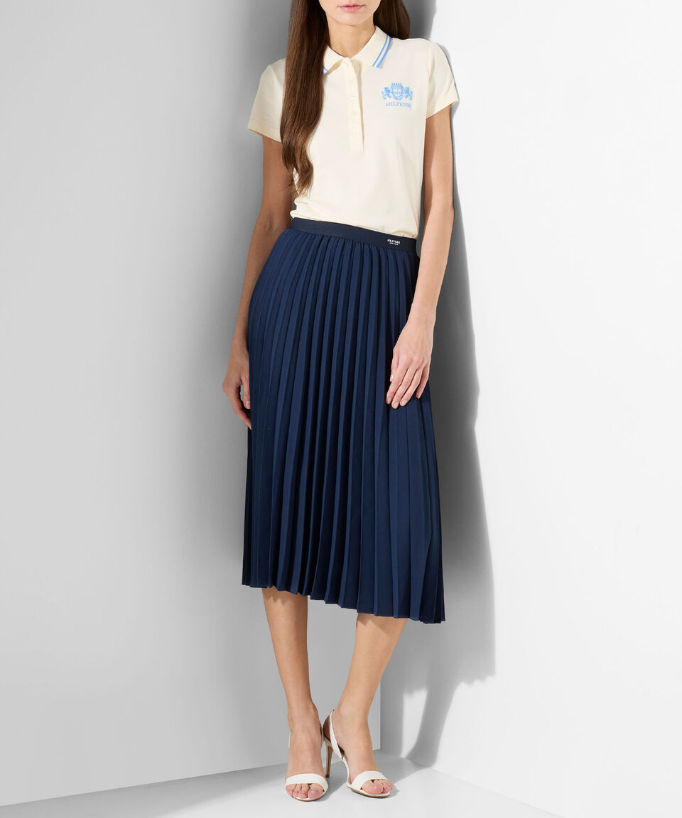 Tommy Hilfiger Playera Tipo Polo Con Manga Corta Mujer