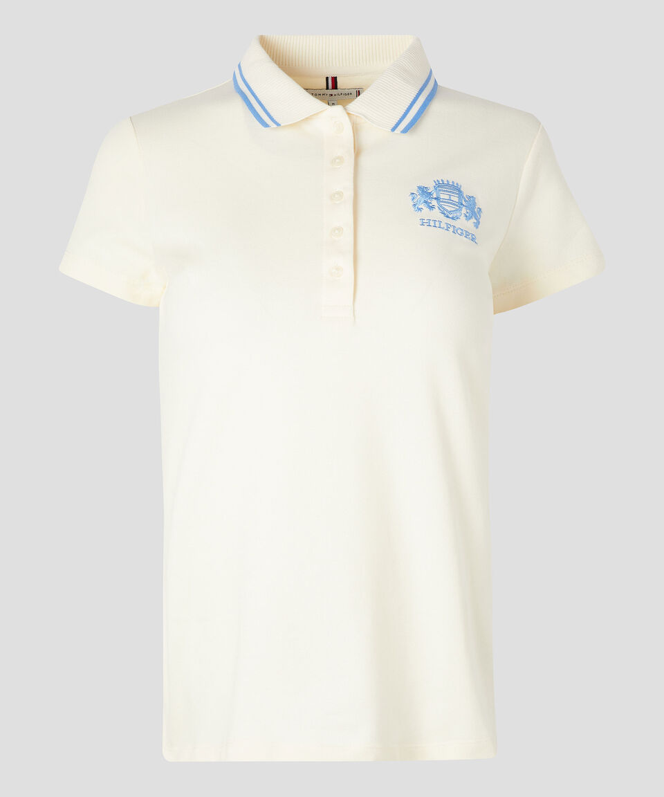 Tommy Hilfiger Playera Tipo Polo Con Manga Corta Mujer