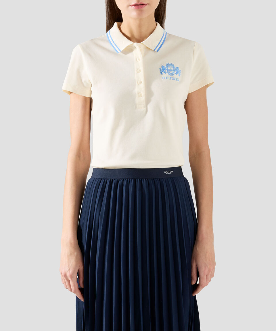 Tommy Hilfiger Playera tipo polo con manga corta Mujer