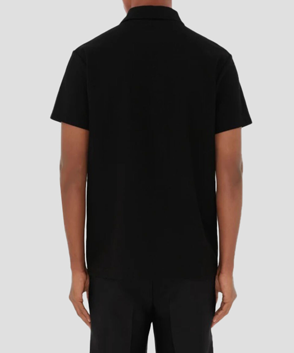 Burberry Playera Tipo Polo De Manga Corta Con Bordado Hombre