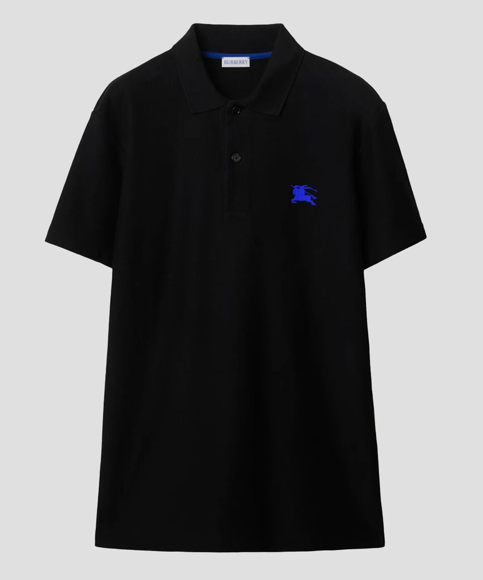 Burberry Playera Tipo Polo De Manga Corta Con Bordado Hombre