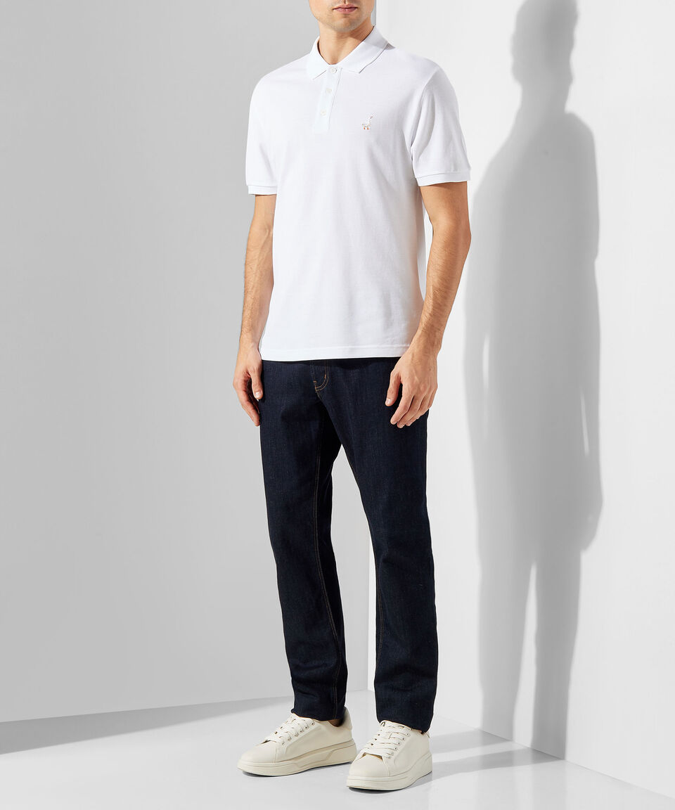 Moschino Playera Tipo Polo Goose Symbol De Manga Corta Hombre